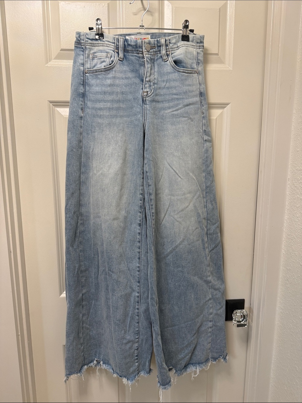 Light Blue Wide Leg Women's Jeans - High-Rise Casual